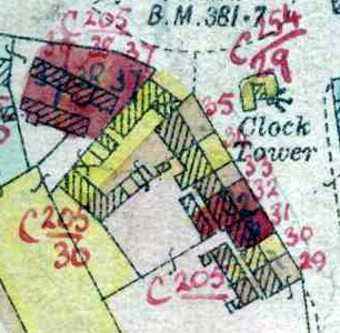 5-7 Heath Green on 1927 valuation map